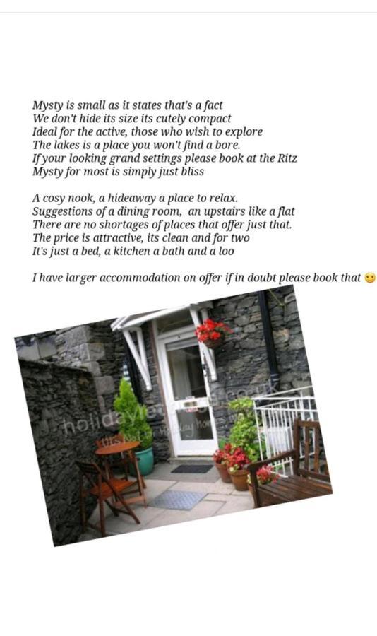 'Mysty' Studio Style Winter Deal On 3 Nights Or More Nov To Mar Windermere Exterior photo